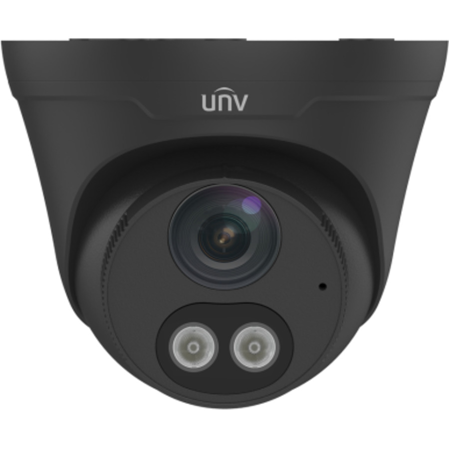 IPC3614LB-AF28K-DL BLACK UNV Colorhunter IP kamera 4MP 2.8mm (SMART IR + WHITE LED)